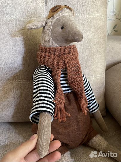 Мягкая игрушка кукла Тильда Овечка