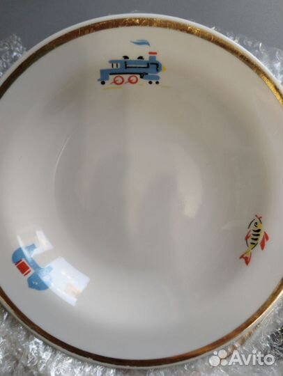 Детская фарфоровая посуда СССР