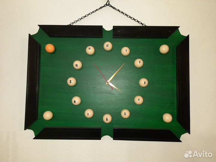 Часы для бильярдной