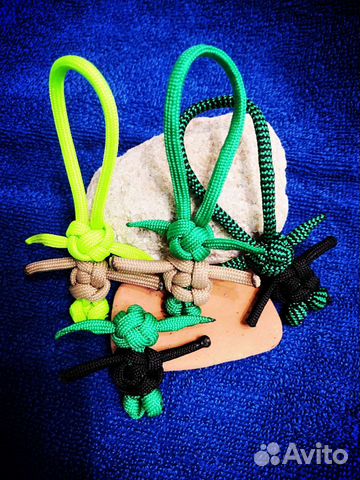 Baby yoda брелок из паракорда