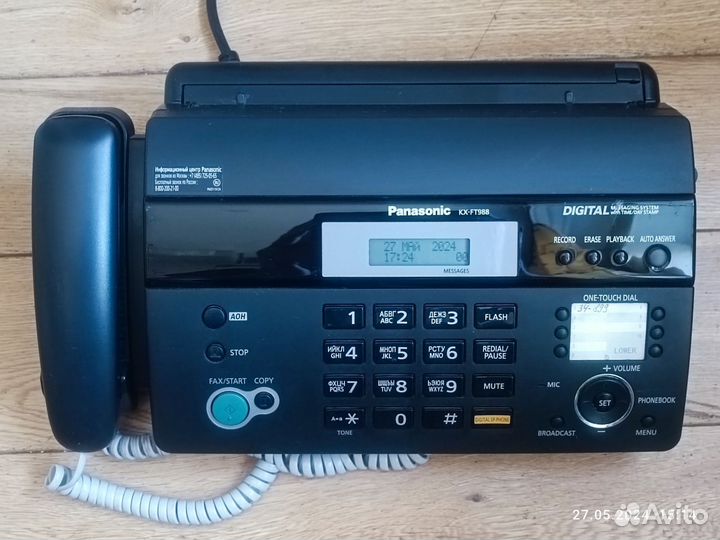 Факсы Panasonic в рабочем состоянии