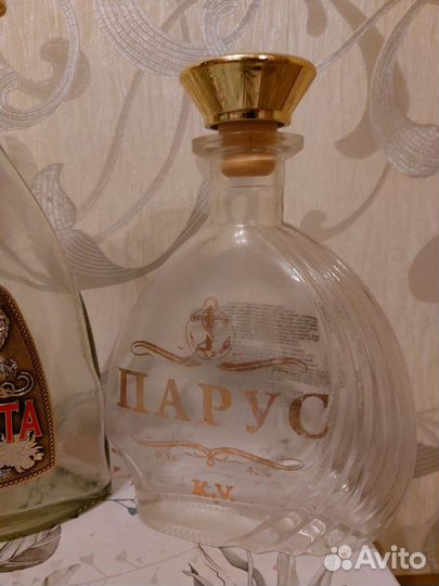 Бутылка стеклянная, банки