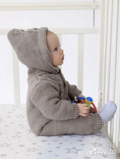 Комбинезон вязанный утепленный