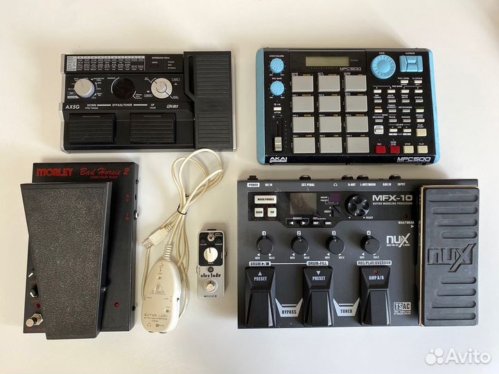 Педаль эффектов Гитарный процессор Звуковая карта