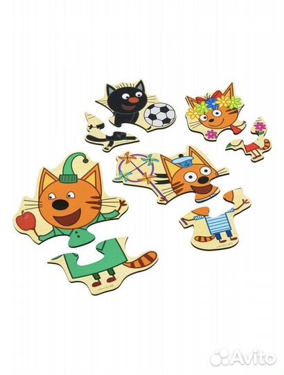 Развивающие игрушки, деревянный пазл 