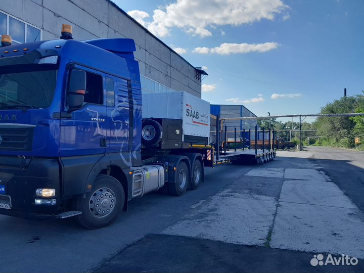 Полуприцеп трал (тяжеловоз) Saab 9891, 2023