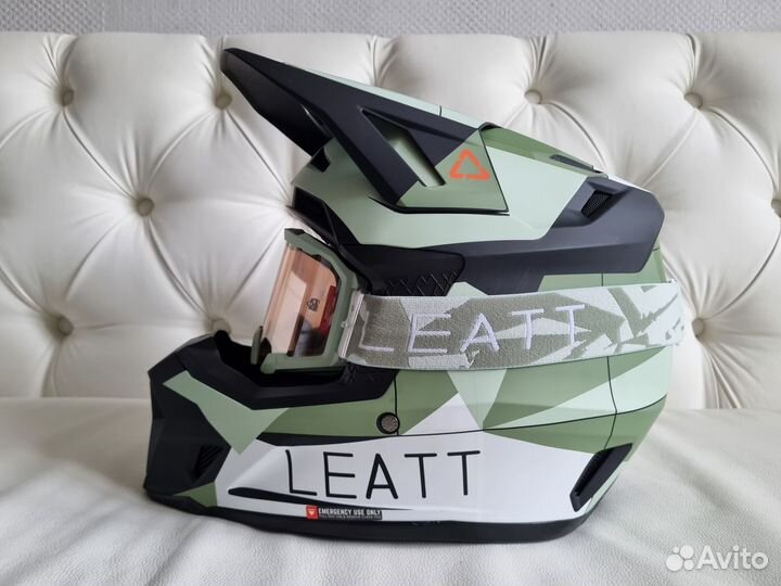 Кроссовый Шлем Leatt 7.5 Cactus Новый 2023 Green