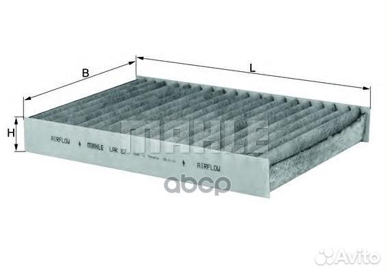 Фильтр салонный LAK87 Mahle/Knecht
