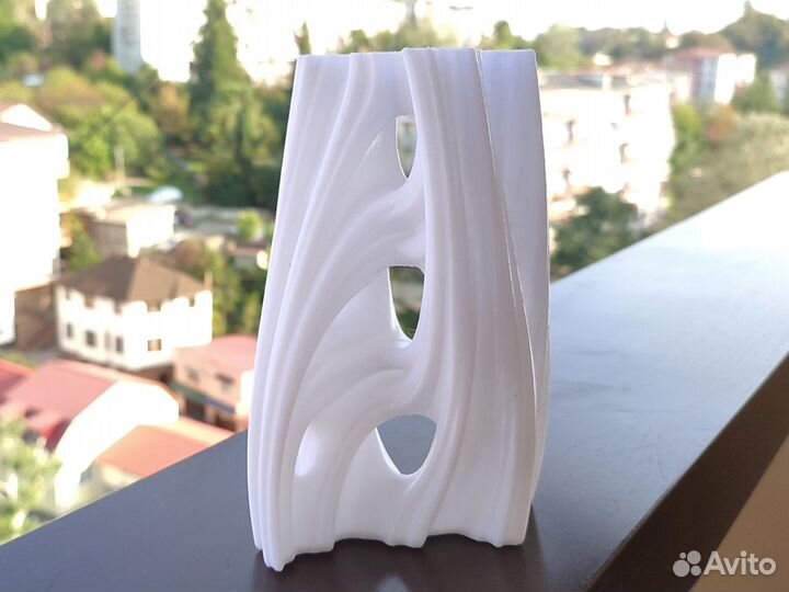 Ваза для цветов пластиковая/для сухоцветов