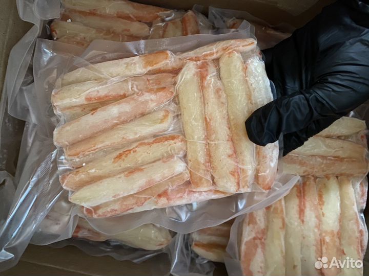 Фаланга краба стригуна мясо очищенное