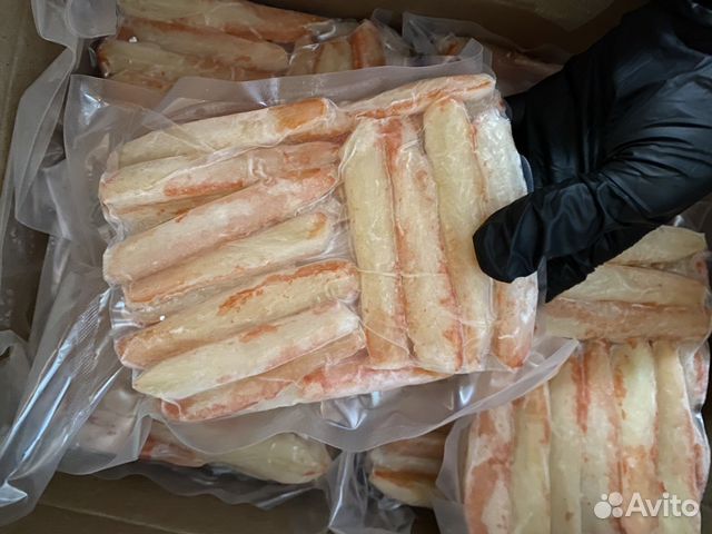 Фаланга краба стригуна мясо очищенное