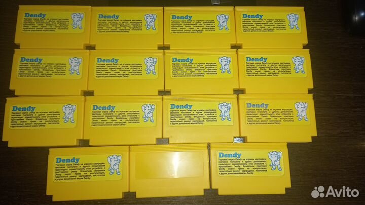 Продам картриджи Dendy
