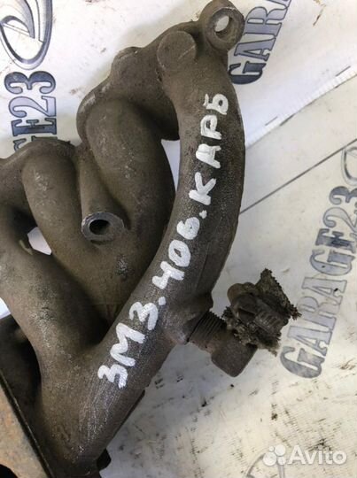 Коллектор впускной змз волга 406 карбюраторный