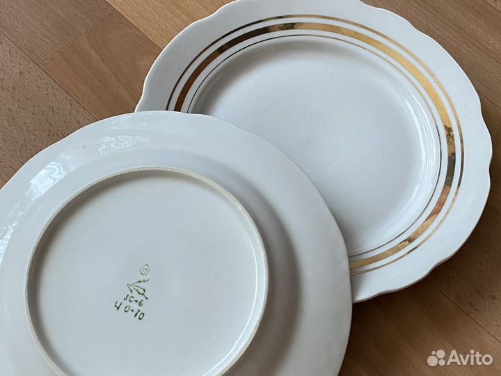 Тарелки фарфоровые разные СССР