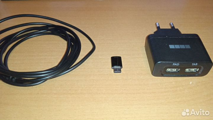Сетевое зу Interstep 2usb, кабель, пер. на USB-C