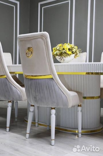 Обеденная группа стол стулья новый