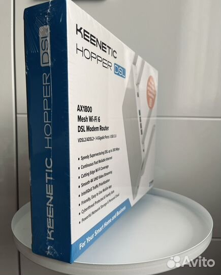 Wi-Fi роутер Keenetic Hopper DSL (KN-3610) AX1800