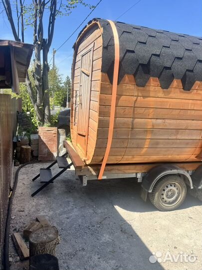 Баня бочка квадро 3,5м