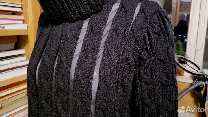 Эксклюзивный свитер шерсть/сетка Karton