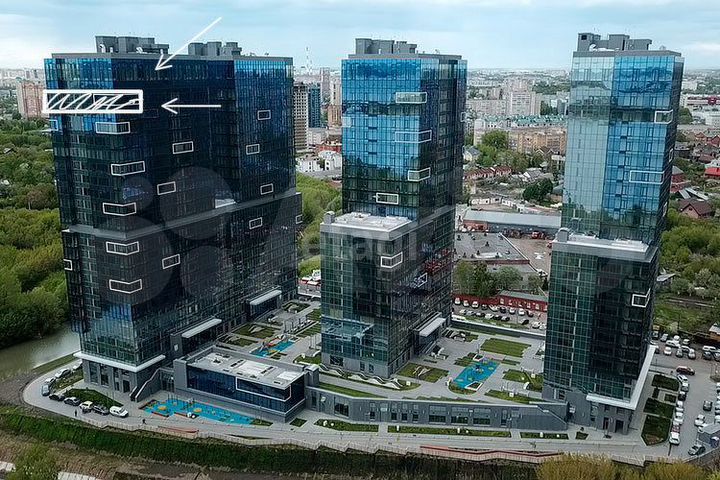 4-к. квартира, 180,6 м², 23/25 эт.