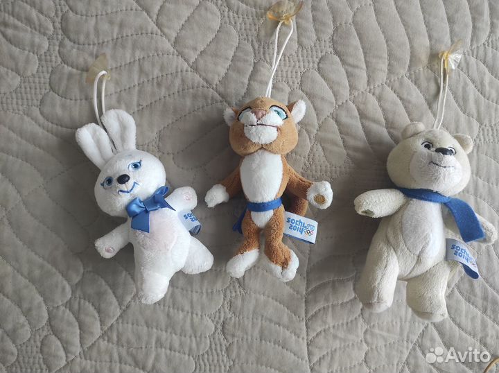 Игрушки-символы Олимпиады Сочи 2014