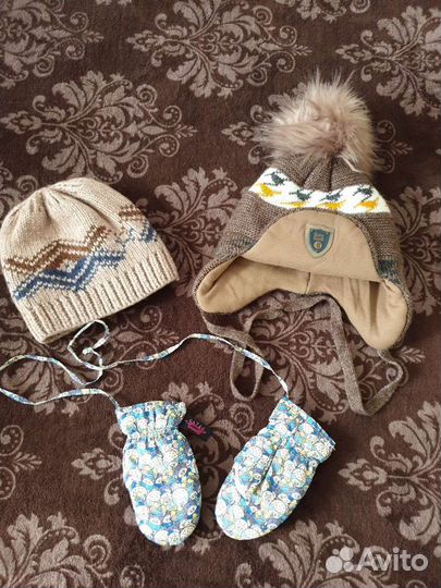 Зимние шапочки на мальчика в возрасте 3-5 лет