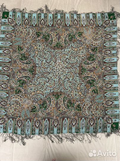 Павловопосадский платок шерсть