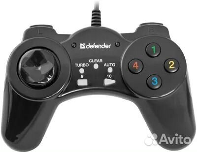 Геймпад джойстик проводной Defender Vortex