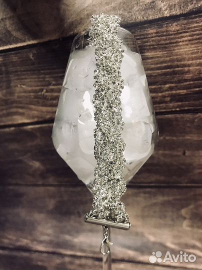 Ожерелье из стразовой цепи «3W»