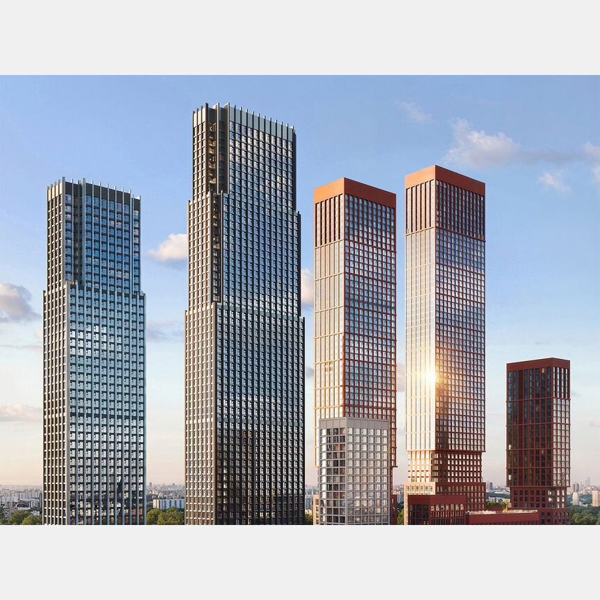 2-к. квартира, 60,1 м², 55/59 эт.