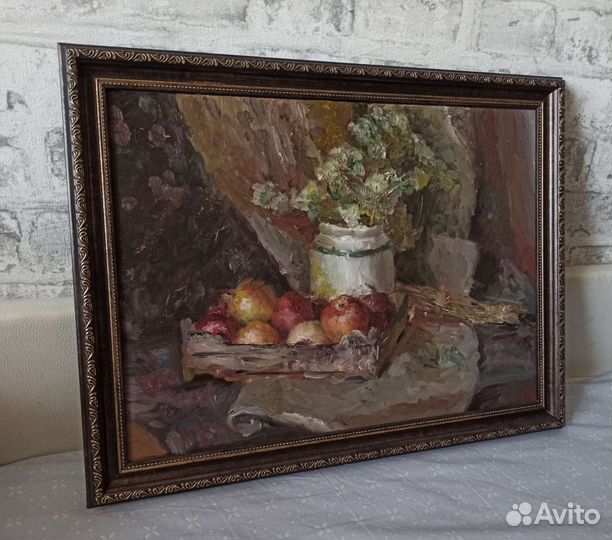 Картина маслом, этюд натюрморта