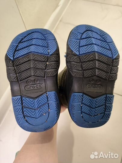 Crocs сапоги утепленные