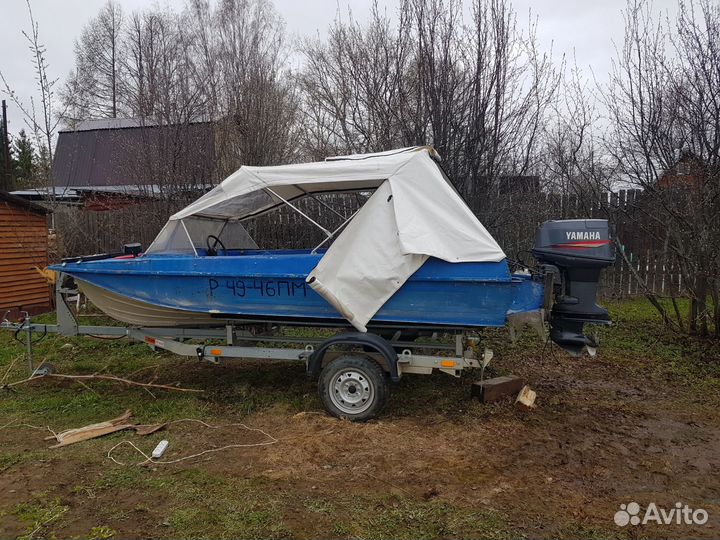 Продам лодку с мотором yamaha 40
