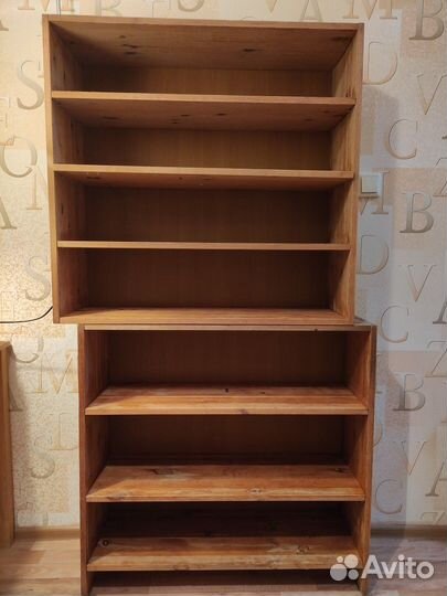 Полки стеллажи деревянные