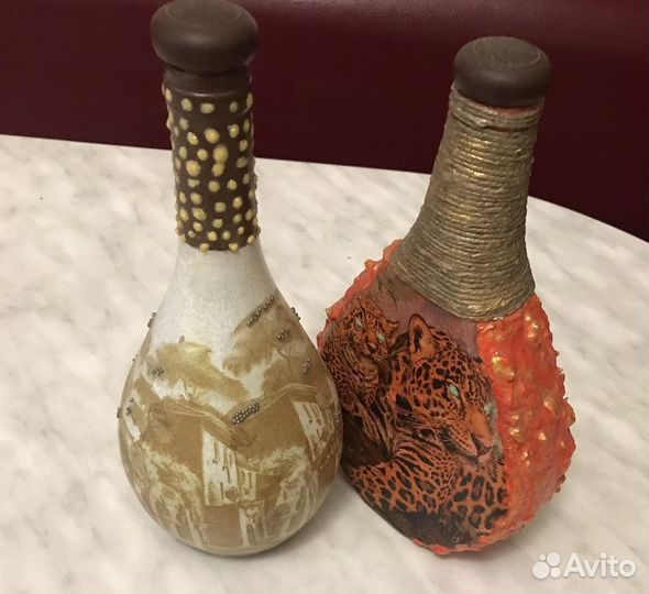 Декорированные бутылки