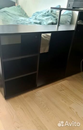 Угловой компьютерный стол венге