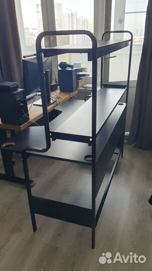 Стол компьютерный IKEA fredde чёрный