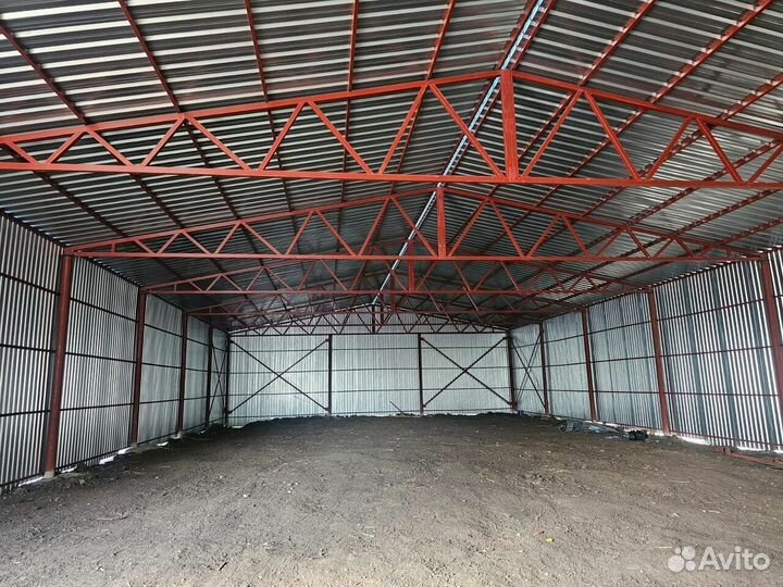 Строительство каркасных ангаров