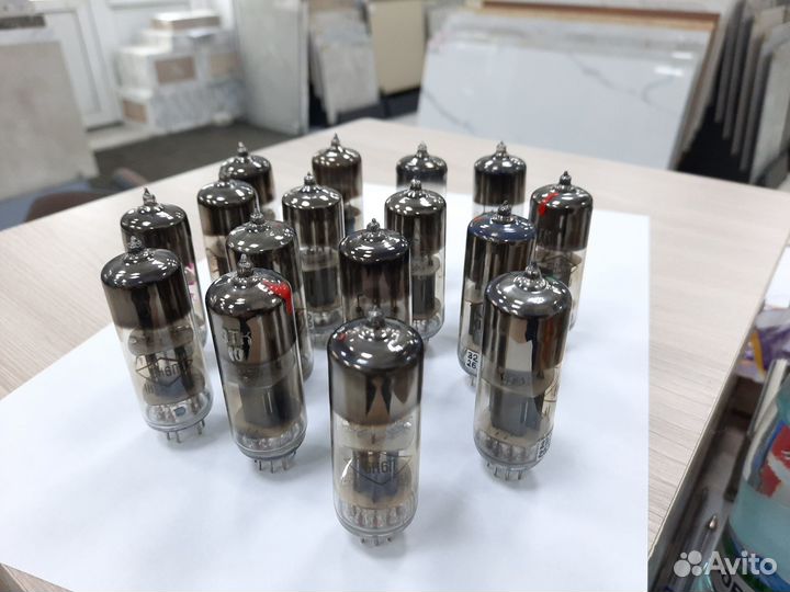 Радиолампы 6Н6П с коробчатым анодом 60-ых годов