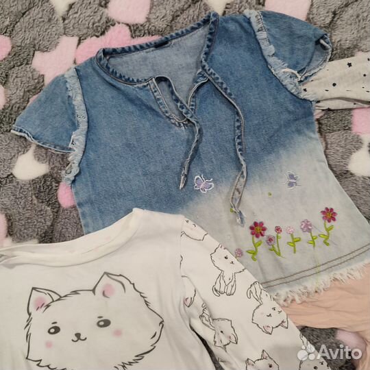 Вещи пакетом для девочки, размер 92