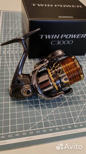 Катушка shimano twin power 3000с