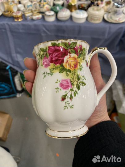 Кружка чайная/Бокал Рояль Альберт Старая роза