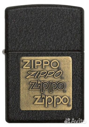 Зажигалка Zippo 362 Black Crackle Оригинал Новая