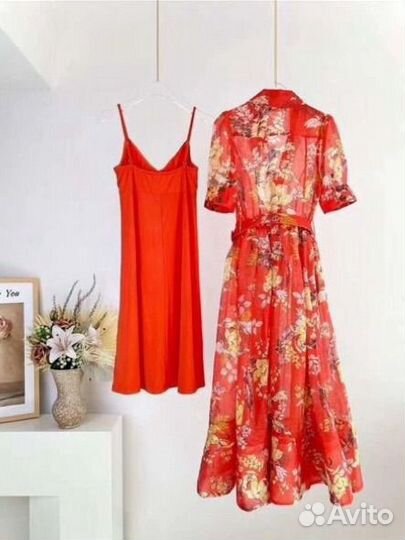 Платье женское красное zimmermann