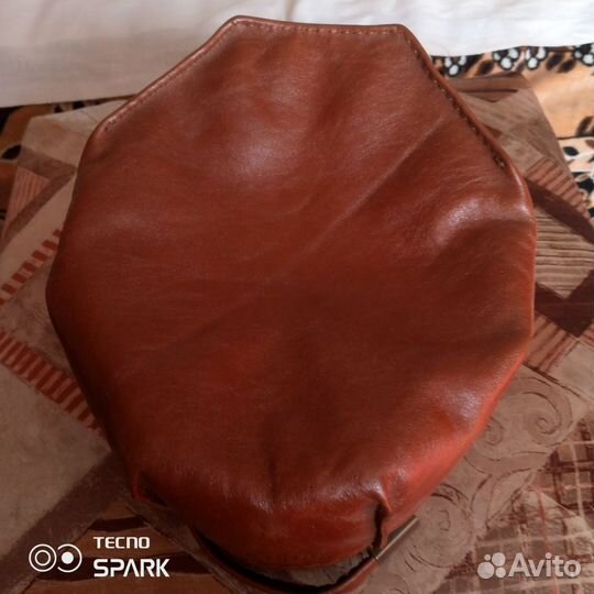 Кепка Фуражка кожаная 56-58 размер