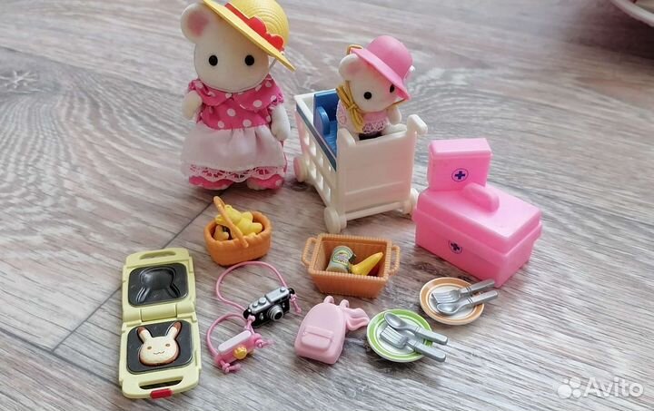 Набор Sylvanian Families(мышки) Покупки в бакалее