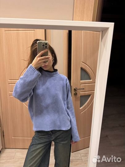 Джемпер с воротом женский