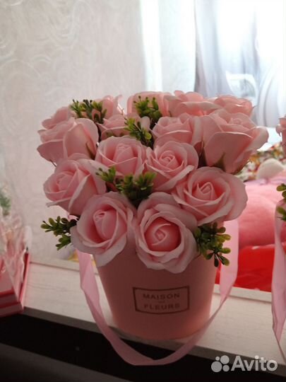 Букет из мыла на 8 марта