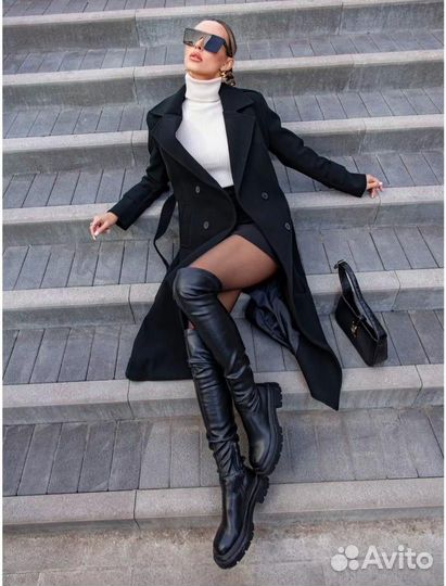 Пальто женское с кашемиром