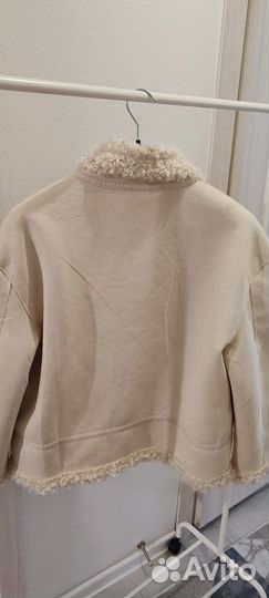 Куртка Дублёнка барашек жен новая 52-54 двусторон